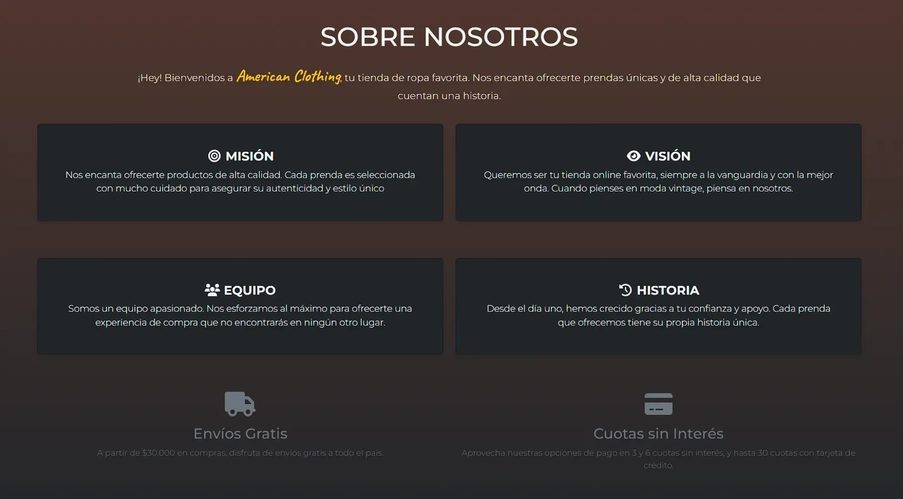 Captura de pantalla 3 de American Clothing